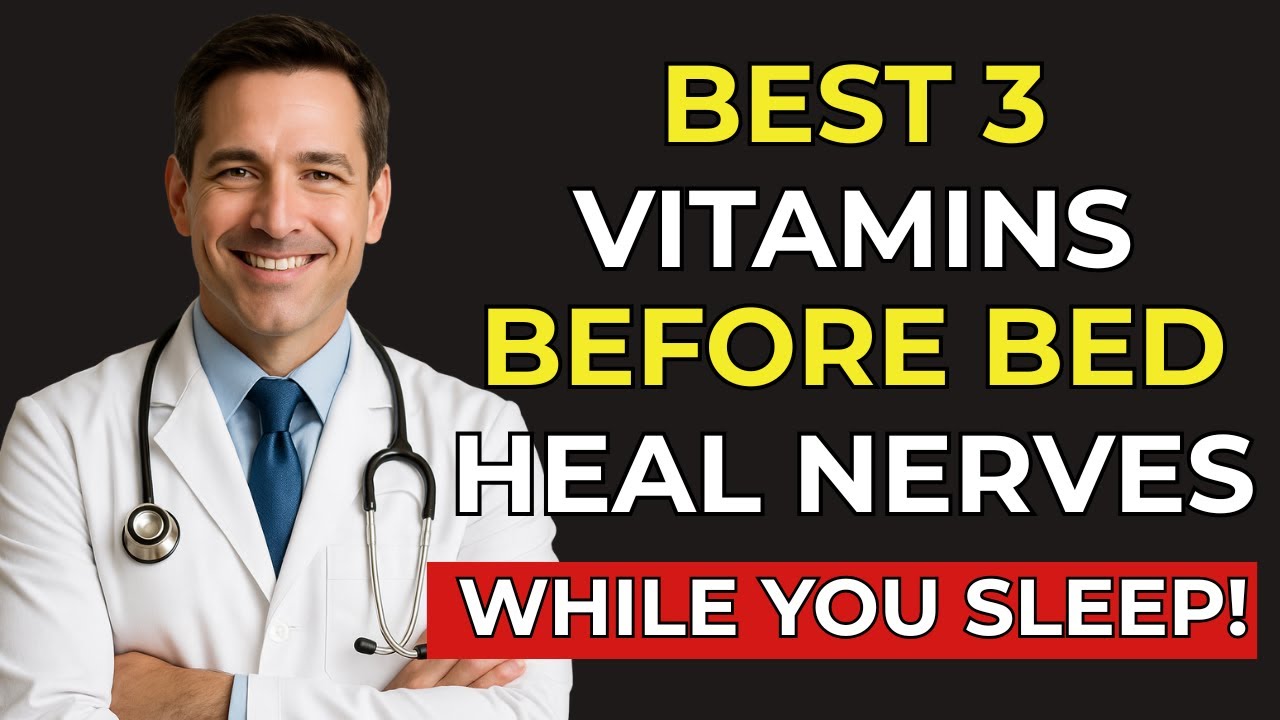 3 Bedtime Vitamins for Stronger Legs After 60 | Senior Health