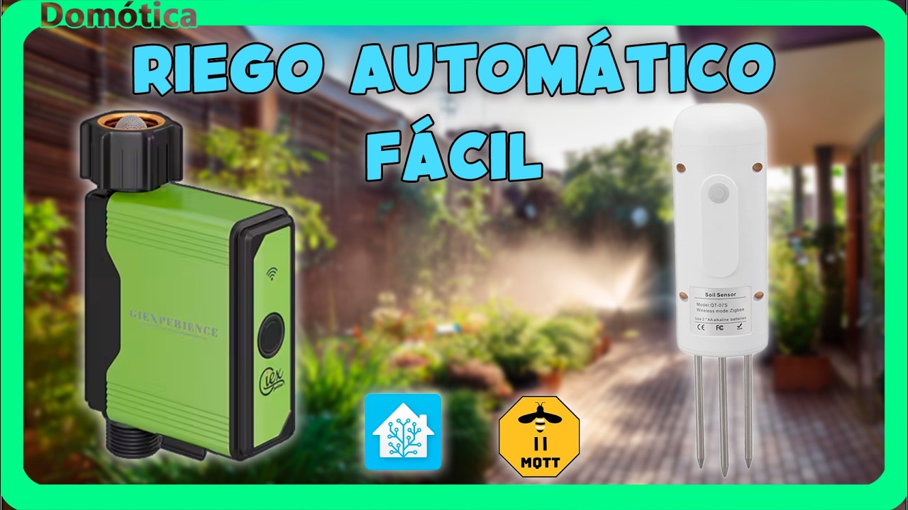 Automatiza tu Jardín: Sensor de Humedad y Riego Inteligente con Home Assistant y Zigbee2mqtt