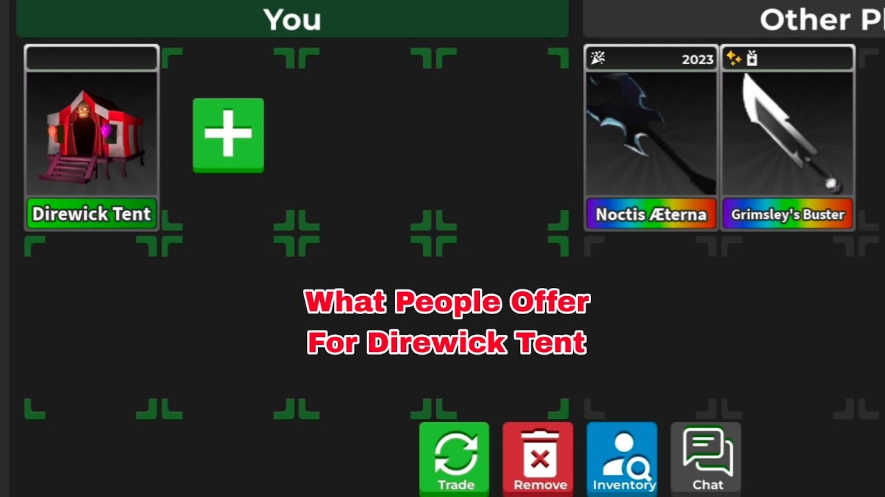 What People Offer For Direwick Tent || 🔪Survive The Killer