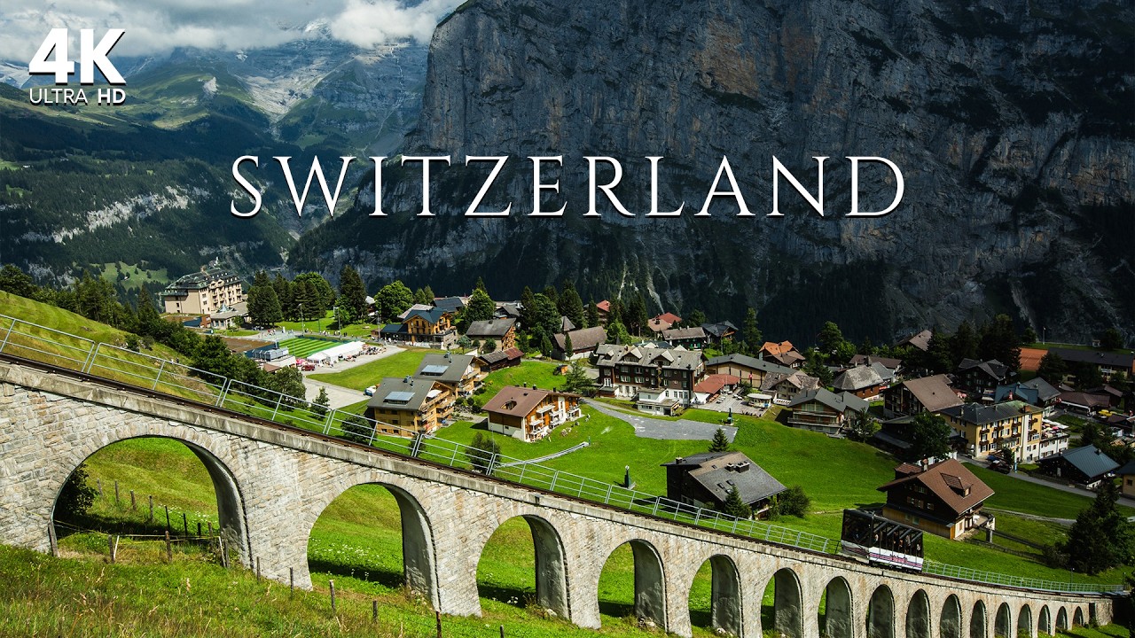 SWITZERLAND • Breathtaking Valleys & Villages | 4K Ultra HD Drone Film