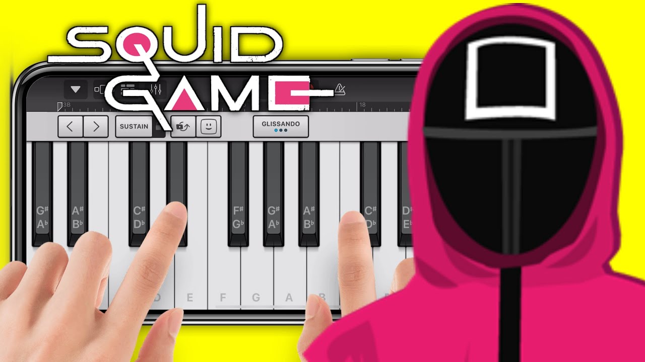 Squid Game OST - Way Back Then on iPhone (GarageBand)