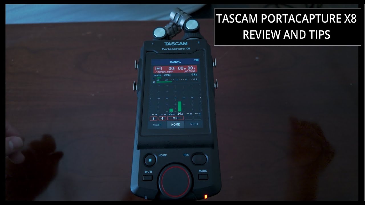Tascam Portacapture X8 | In-Depth Review | TIPS for Quality Audio | Considerations and Improvements