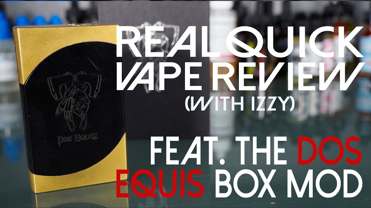 DOS EQUIS CLONE SMALLEST DUAL PARALLEL BOX MOD _ REAL QUICK VAPE REVIEW