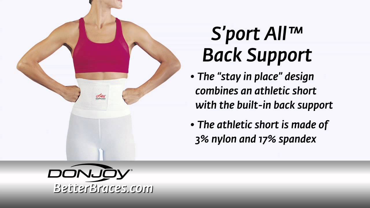 Saunders S'port All Low Back and Lumbar Support Brace