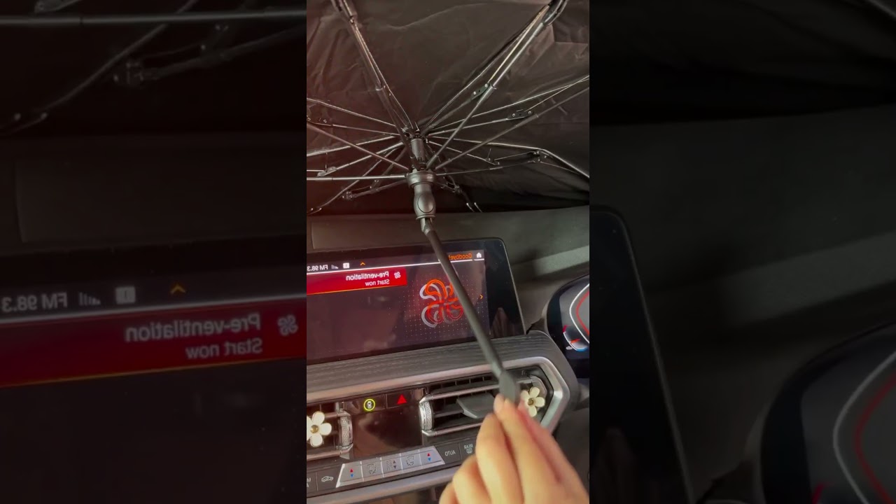 ☂️🌂Foldable Car Windshield Sun Shade Umbrella #carumbrella