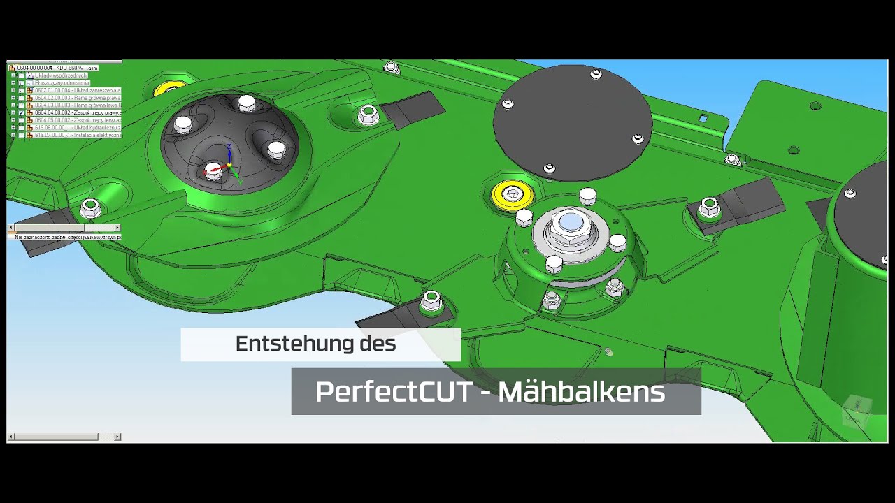 Entstehung des PerfectCUT - Mähbalkens