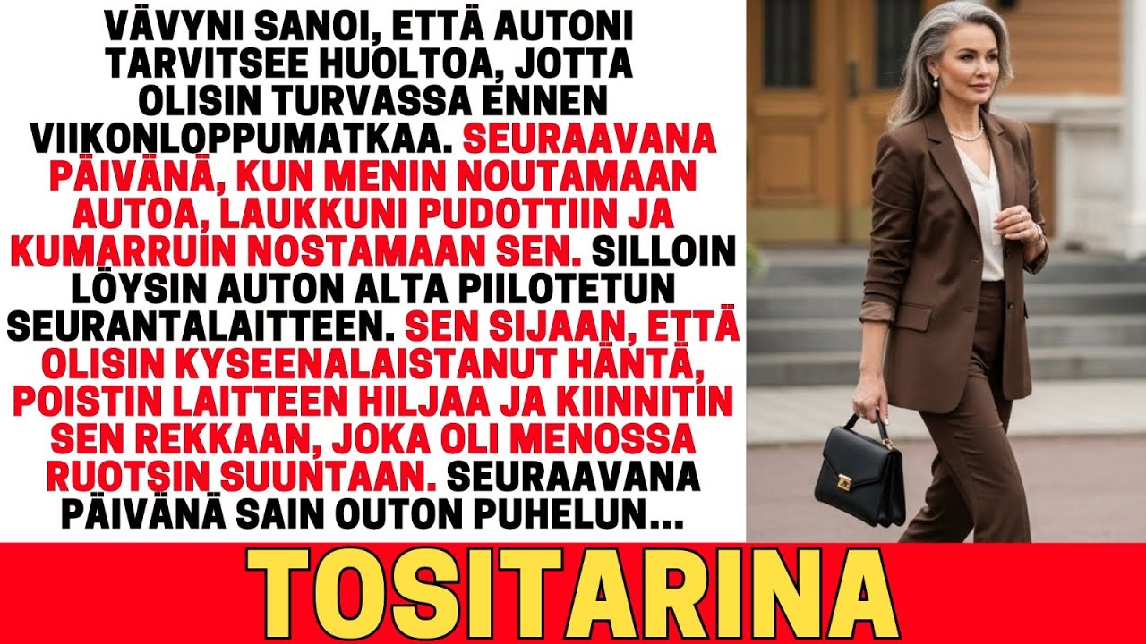 LÖYSIN SEURANTALAITTEEN AUTONI ALTA JA LAITOIN SEN REKKAA KOHTI RUOTSIA—SITTEN TULI PELOTTAVA PUHELU