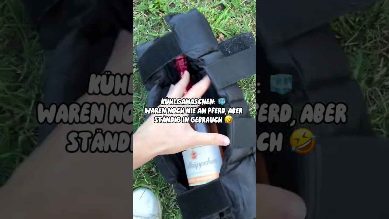 Stall-Hack: K&uuml;hlgemaschen vom Pferd als Equestian Sekt K&uuml;hler nutzen