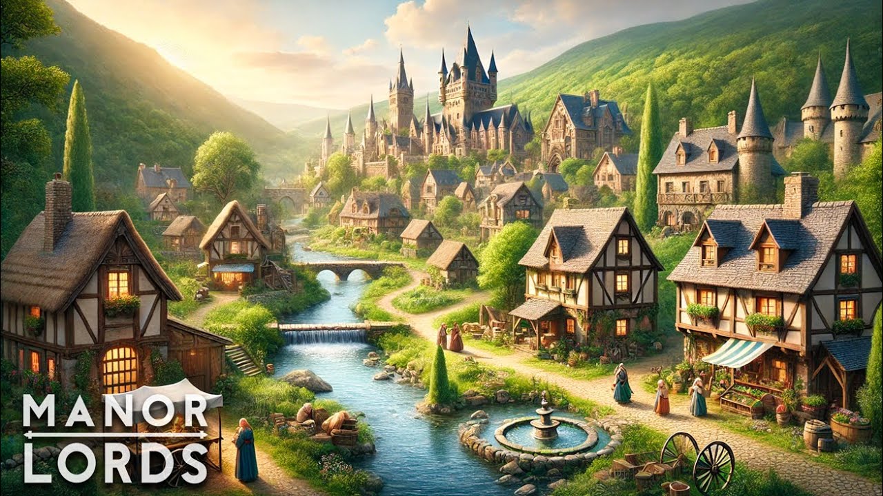 MANOR LORDS Relaxing Longplay: Building the DREAM VILLAGE... | Stress Relief & Fall Asleep