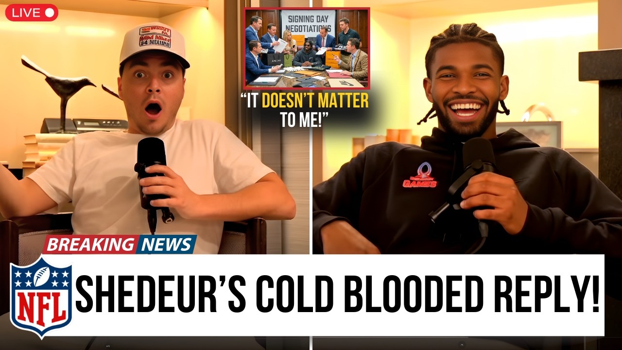 Aaron Steiny Was STUNNED By Shedeur Sanders ICE-COLD RESPONSE on Losing $40M