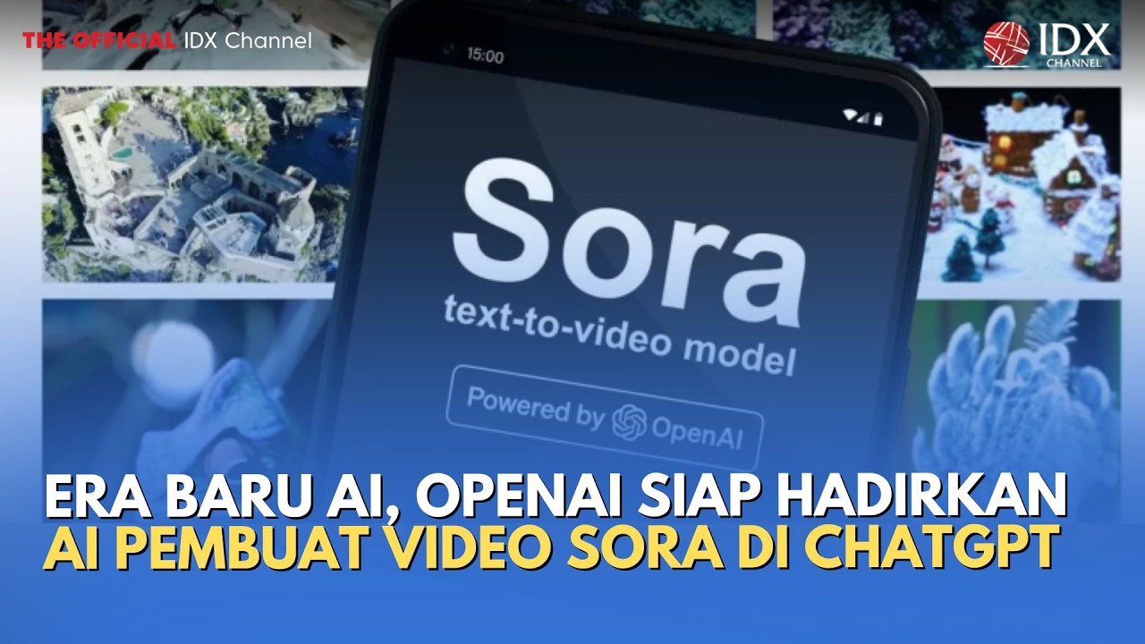 Era Baru AI, OpenAI Siap Hadirkan AI Pembuat Video Sora di ChatGPT | TECH BIZZ