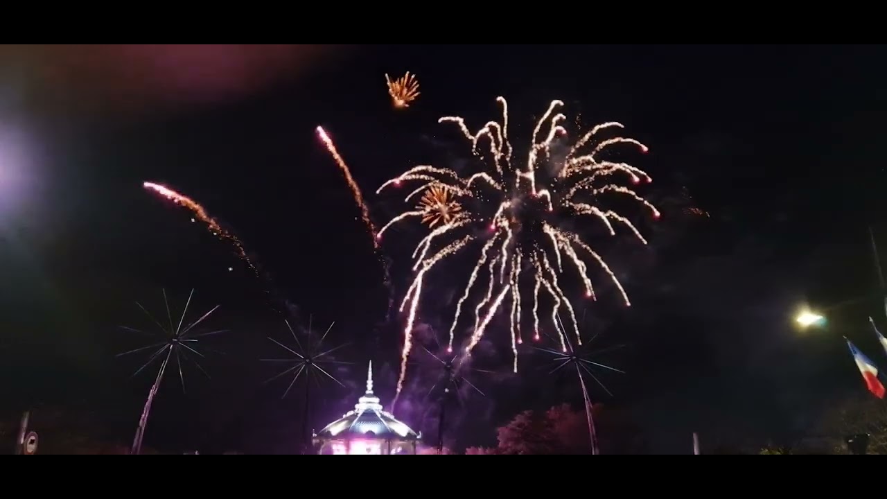 Feu d'artifice Valence féerie de noël 2023