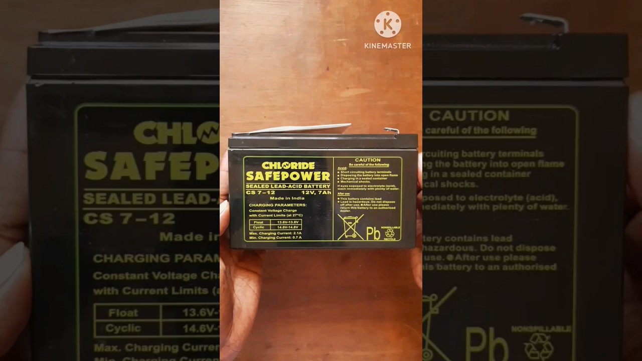 EXIDE 12v Lead-Acid 7Ah Battery || New Sealed 7Ah Battery #leadacidbattery #7ahbattery #exidebattery