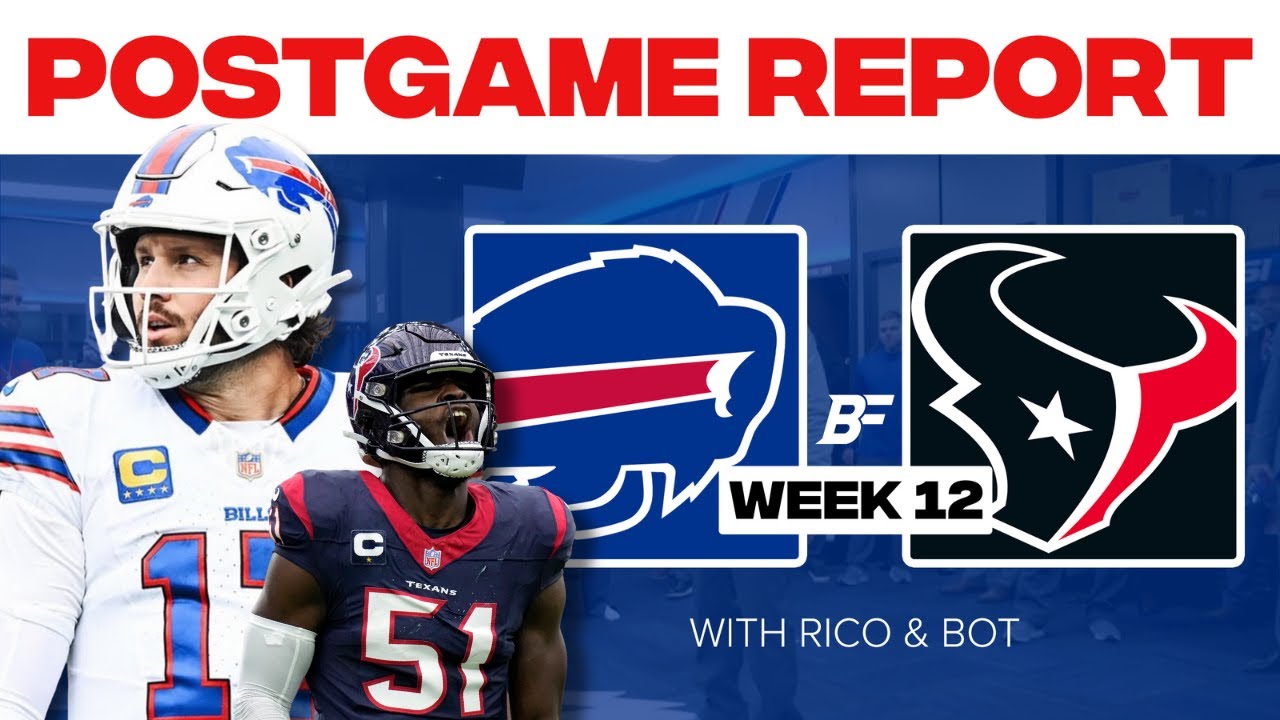 Buffalo Bills vs. Houston Texans | POSTGAME INSTANT REACTION