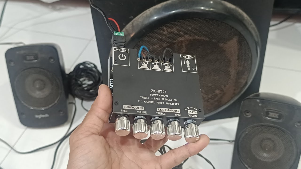 Unboxing & Testing ZK-MT21 | Can It Fix My Defective Logitech Z906 Speaker?