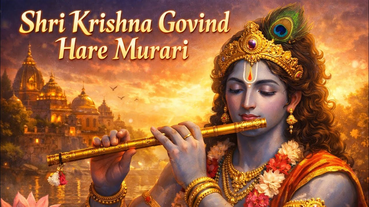 Shri Krishna Govind Hare Murari | Peaceful Krishna Bhajan | Divine Chant