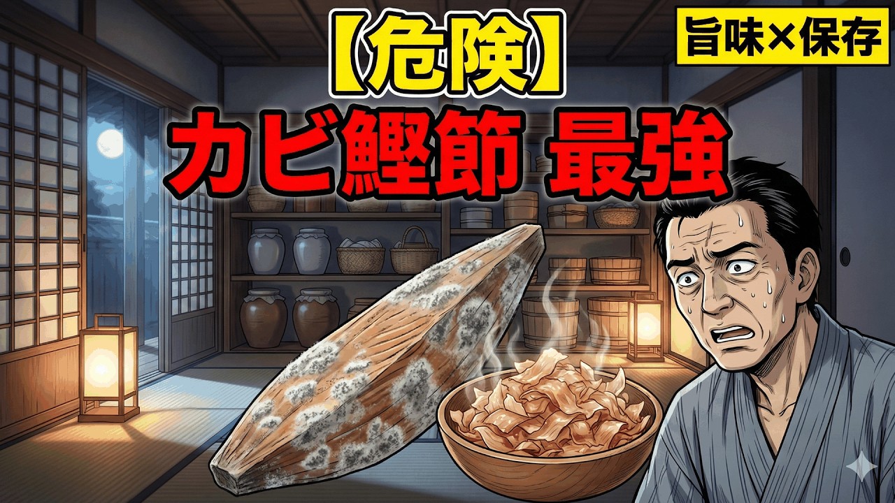 【危険】カビだらけの鰹が最強だった｜江戸が守った「旨味×保存」の仕組み