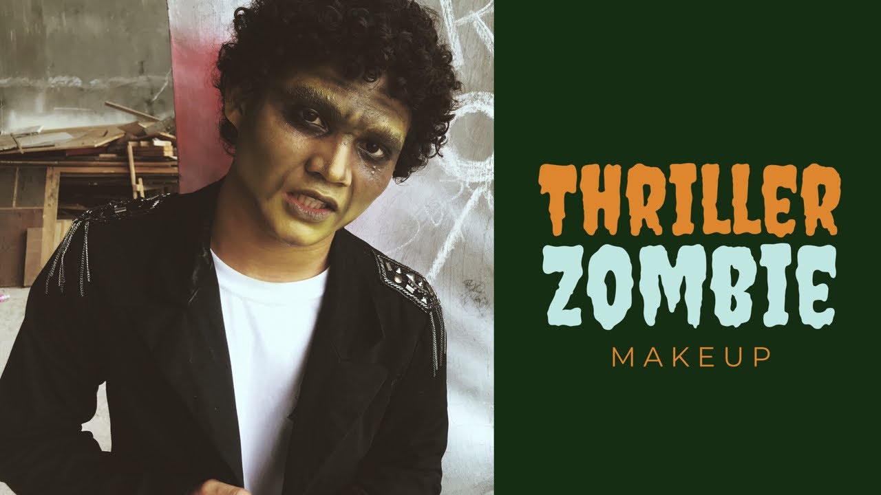 Michael Jackson “THRILLER” Zombie Makeup! | Halloween 2018 | Jay Gurbuxani