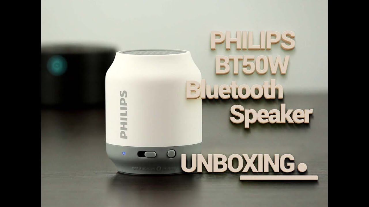 Philips BT50W Unboxing | Bluetooth Wireless / Wired Speaker