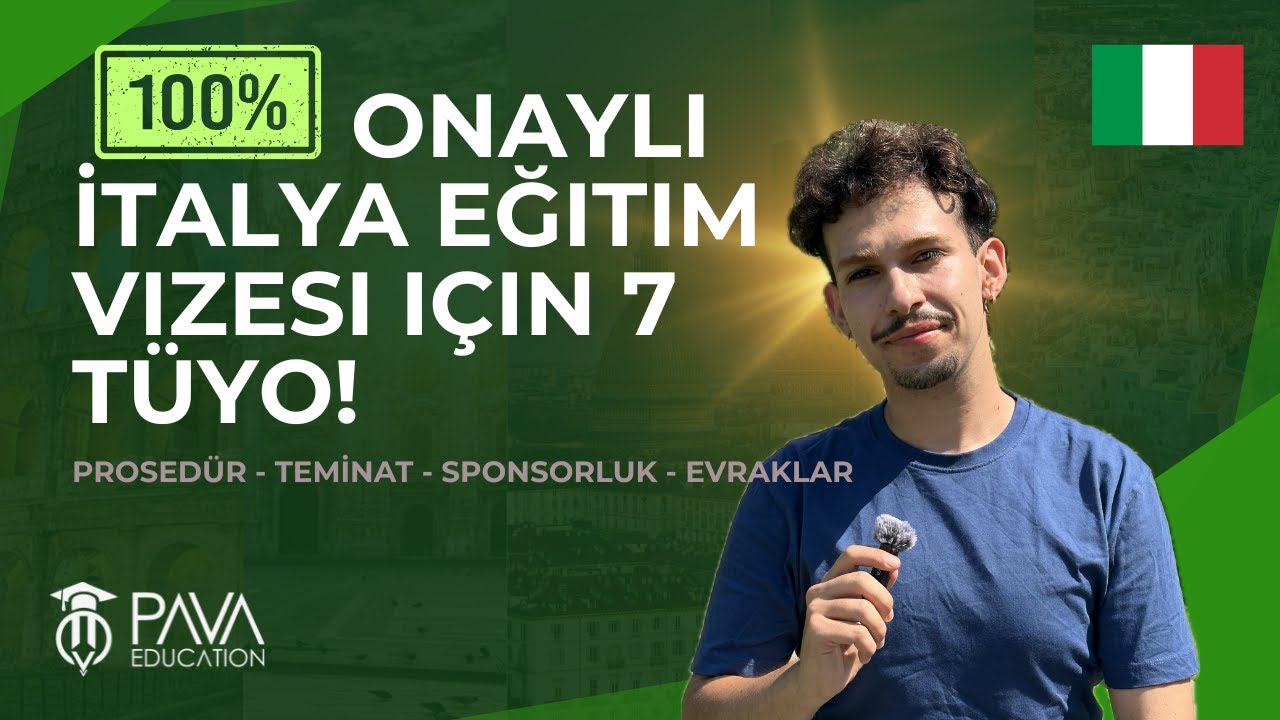 İtalya Eğitim Vizesi Nasıl Garanti Edilir? | Başvuru Tüyoları + Red Almamak İçin 2025 Rehberi