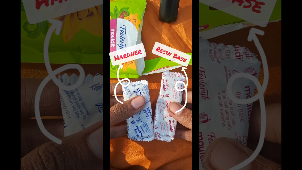 How to use Fevicryl Mouldit Clay/Epoxy Compound...✨️ #shorts #mouldit #viralvideo #fevicryl