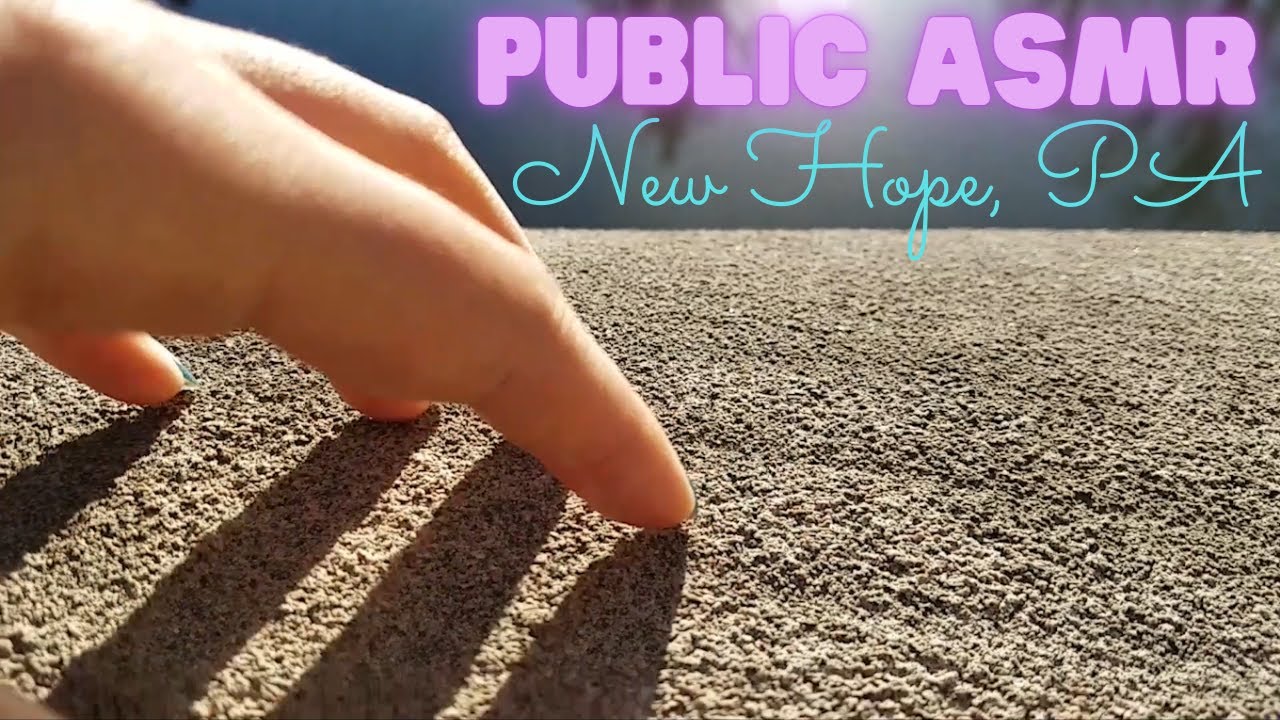 PUBLiC ASMR! | In New Hope, Pennsylvania