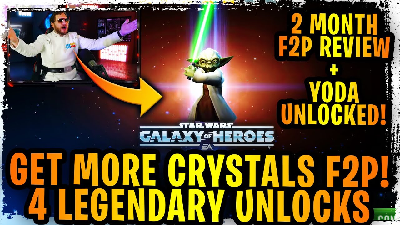 How to Get More Crystals F2P! Yoda Legendary Event + 2 Month F2P Review 2021 with 4 Legendaries