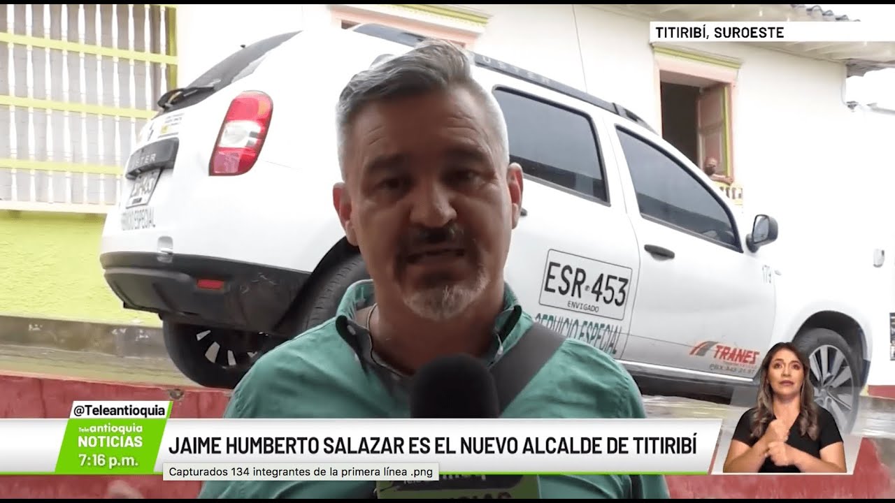 Jaime Humberto Salazar, nuevo alcalde de Titiribí - Teleantioquia Noticias