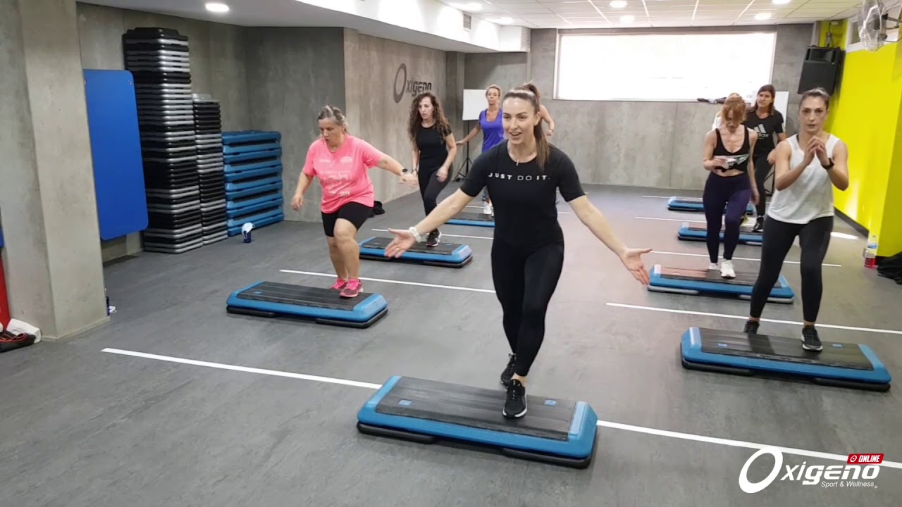 Isa López CardioStep en Oxigeno Sport & Wellness