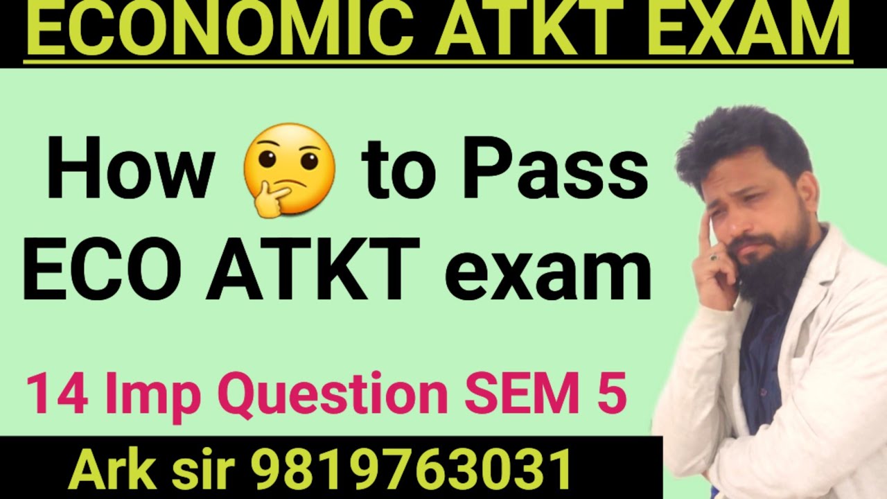 ECONOMIC SEM5 atkt exam |TYBCOM Sem5|most Imp QUESTION| MUMBAI UNIVERSITY Exam|ARK sir