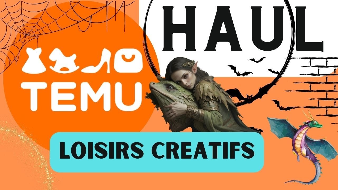 HAUL TEMU Halloween 🎃 | Loisirs créatifs, scrapbooking & dies de découpe