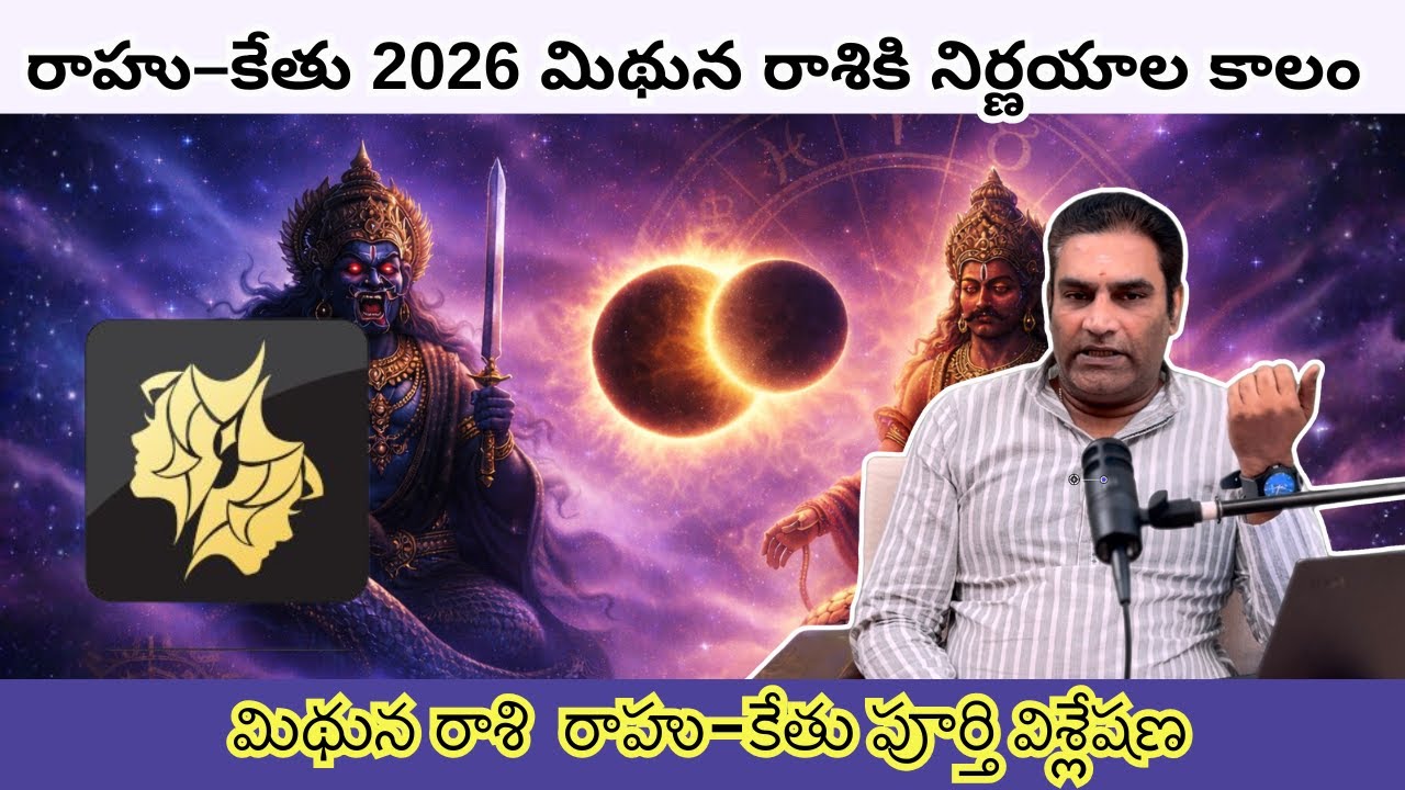 2026 రాహు–కేతు గోచారం – మిథున రాశి వారికి ఏమి జరుగుతుంది? | ASTRO RAMANAN IYER