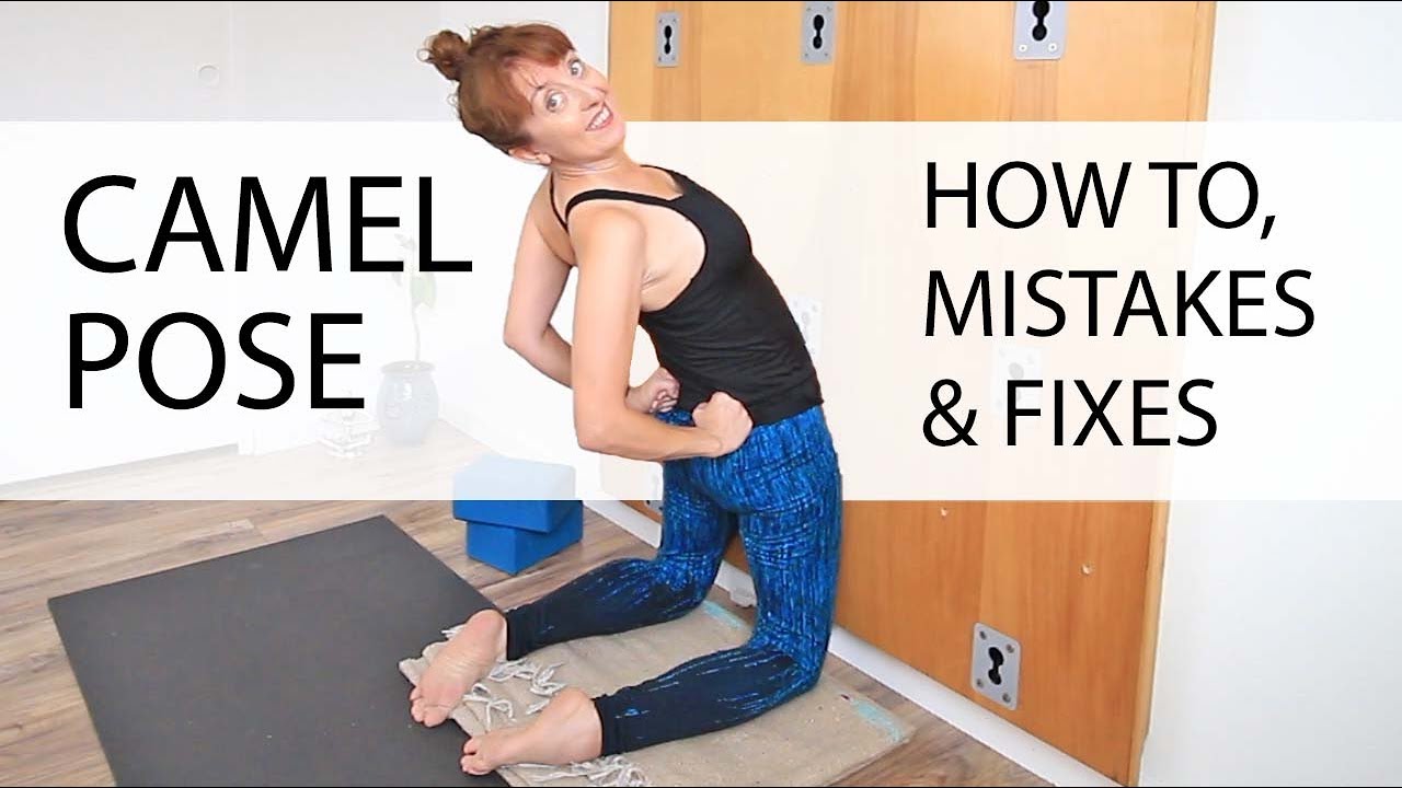 How To Do Camel Pose For Beginners. Ustrasana Modifications, Common Mistakes, and Fixes.