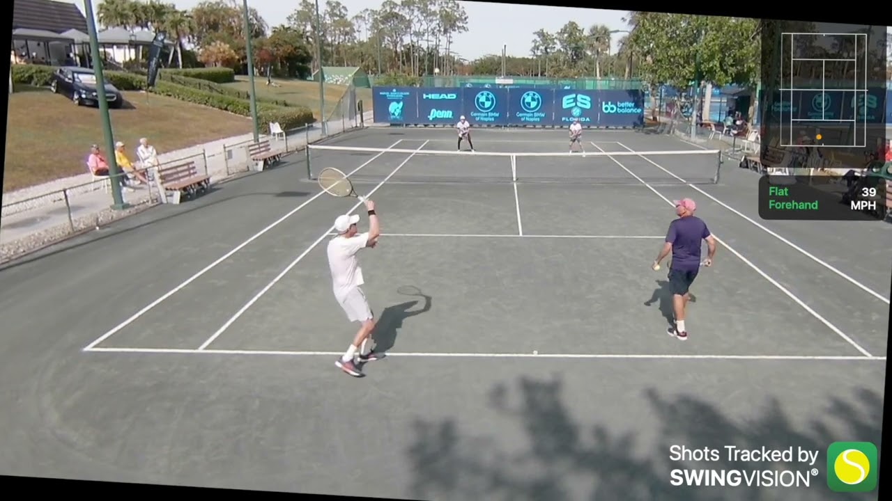 Level 2 Tournament, Final of the Men's 80 Doubles Parker/Drilling(1) vs Long/Stewart(2)  January '25