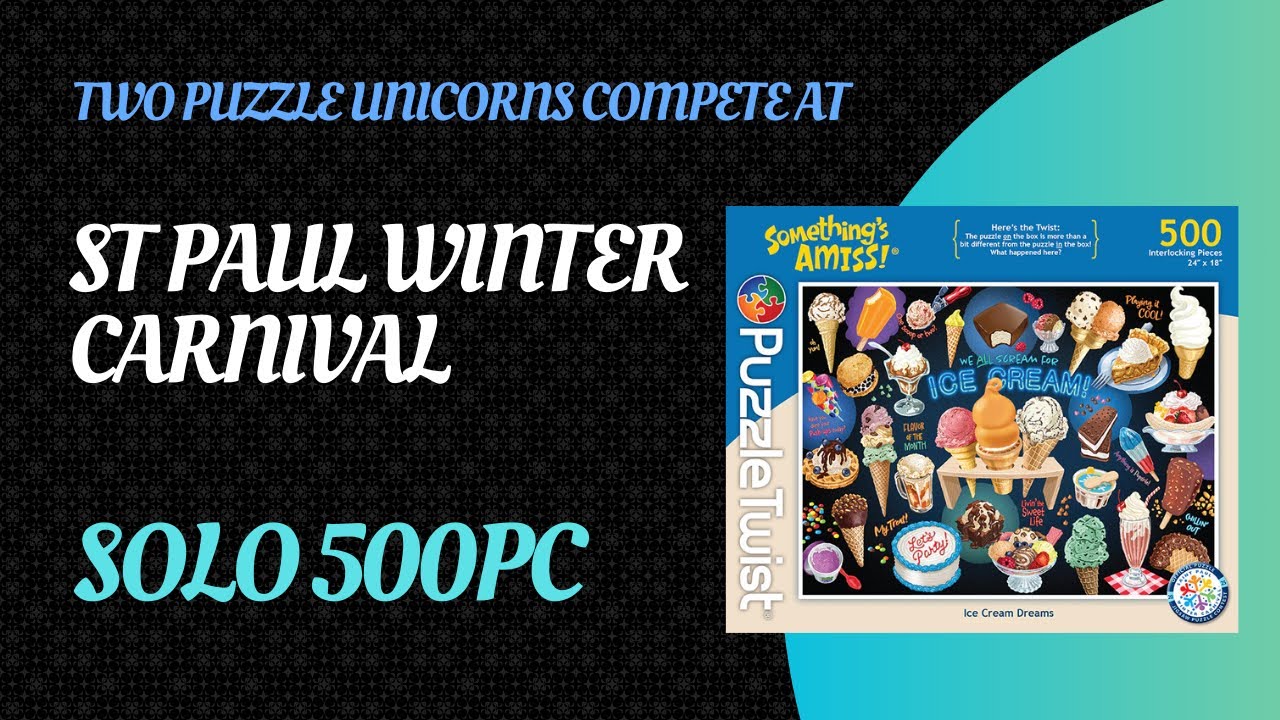 Two Puzzle Unicorns compete in the Winter Carnival 2025 solo contest