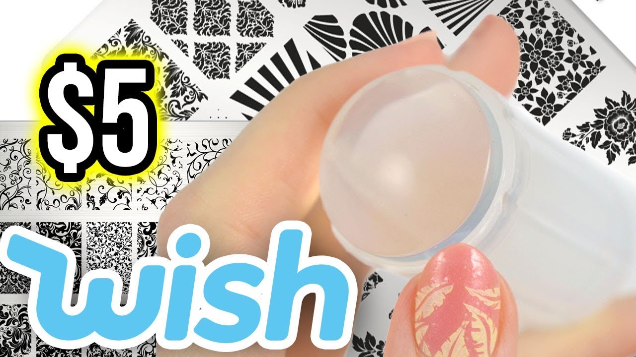 DIY TESTING A $5 NAIL STAMPING KIT FROM WISH!