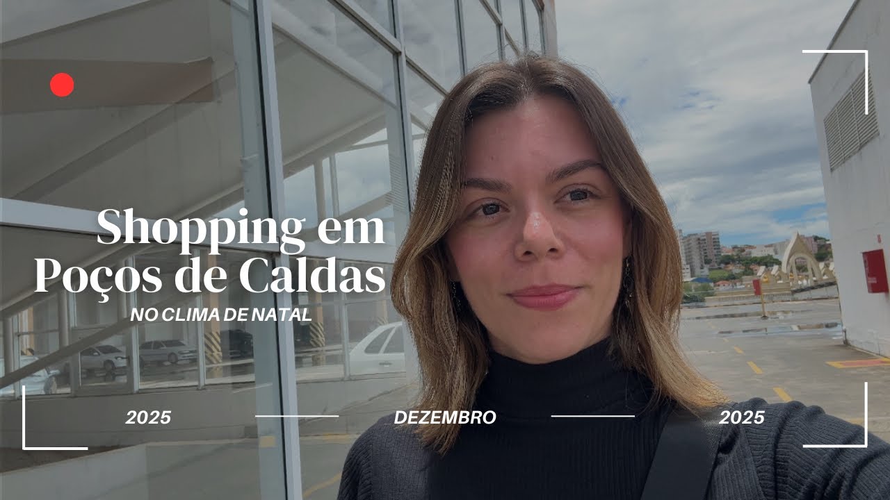 Passeio no Shopping de Poços de Caldas | No clima de Natal 