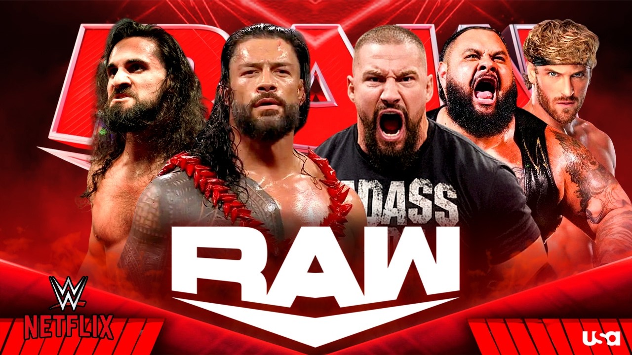Полный бой WWE: Роман Рейнс и Сет Роллинс против Вижена - 03 марта 2026 г.
