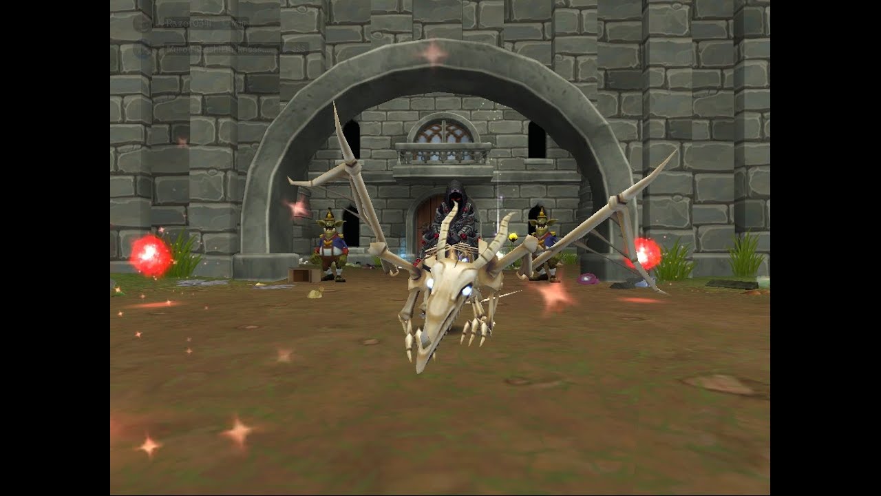 playing some wizard101 with razor (candyland)