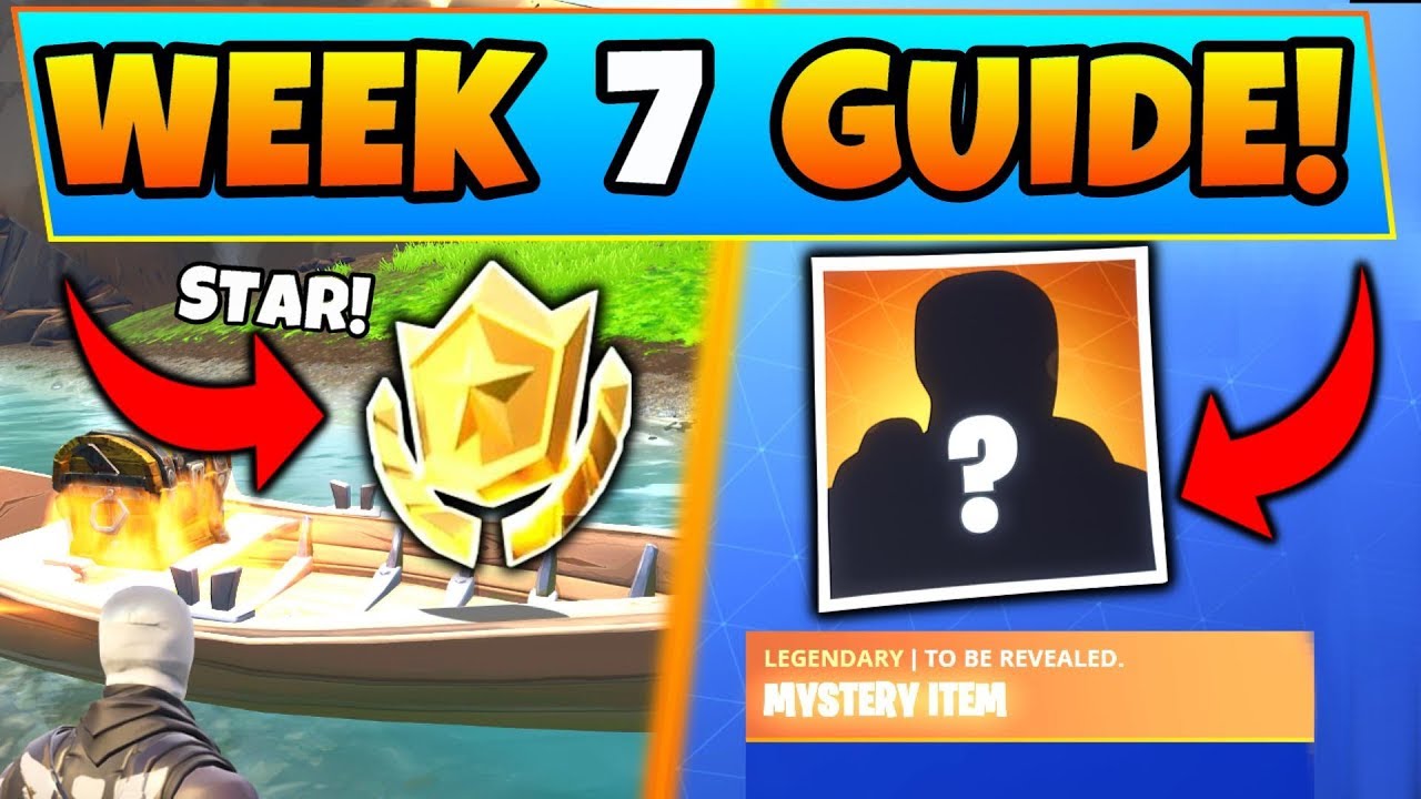 Fortnite WEEK 7 CHALLENGES GUIDE! - Secret Star, HUNTING PARTY WEEK! (Battle Royale Season 6)
