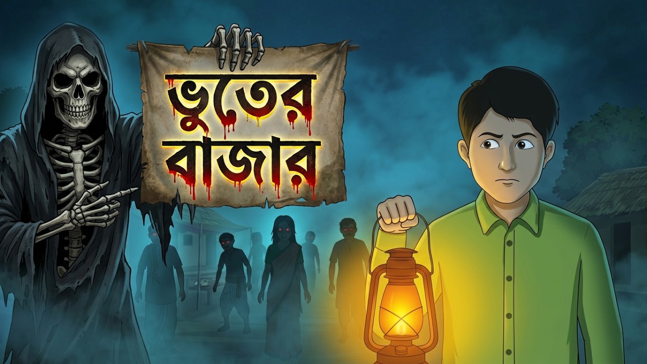 ভুতের বাজার | গ্রামের ভয়ংকর রহস্য | Bengali Horror Story | Bhuter Golpo | Vuter Cartoon