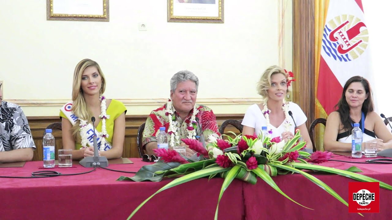 Miss France 2016 : Les Miss à La Présidence (Partie 1 : Conférence de presse)