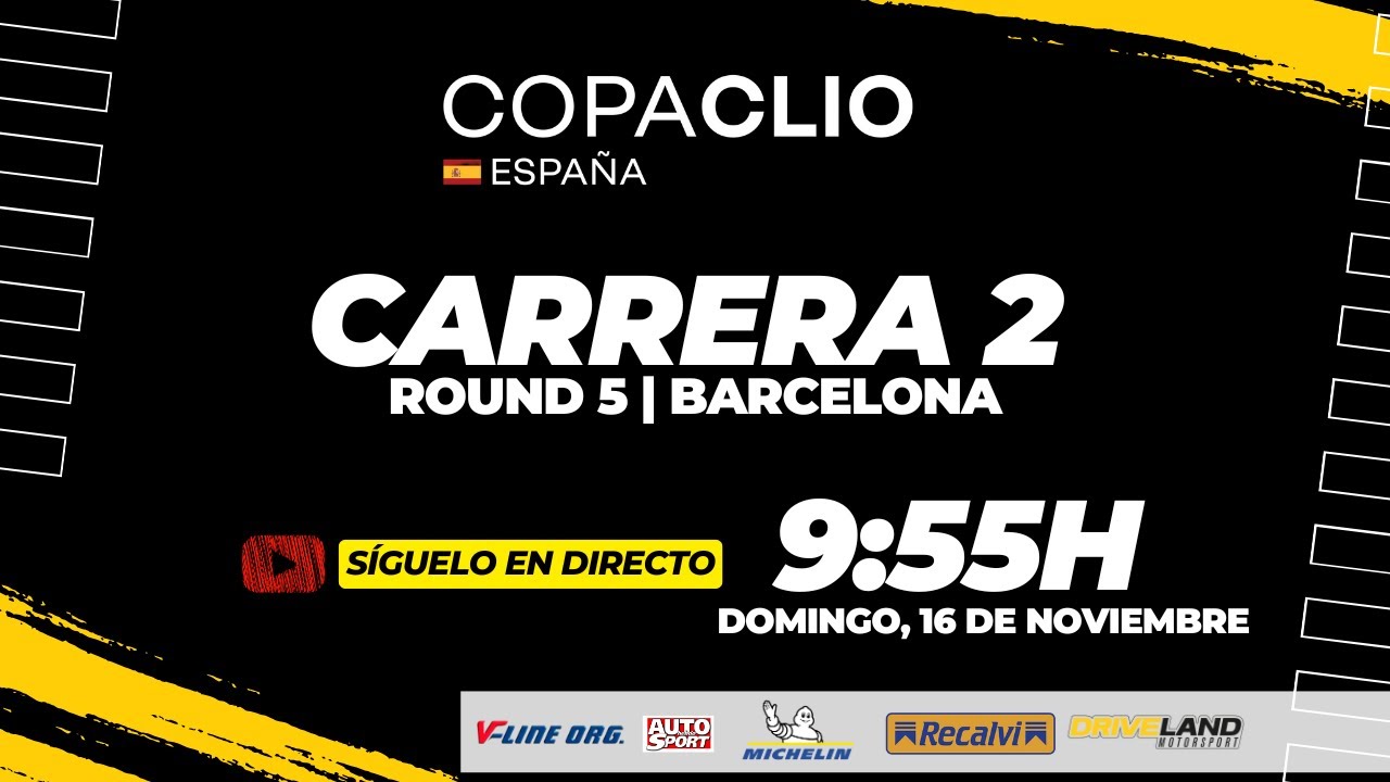 🔴  CARRERA 2 - Copa Clio España 2025 BARCELONA