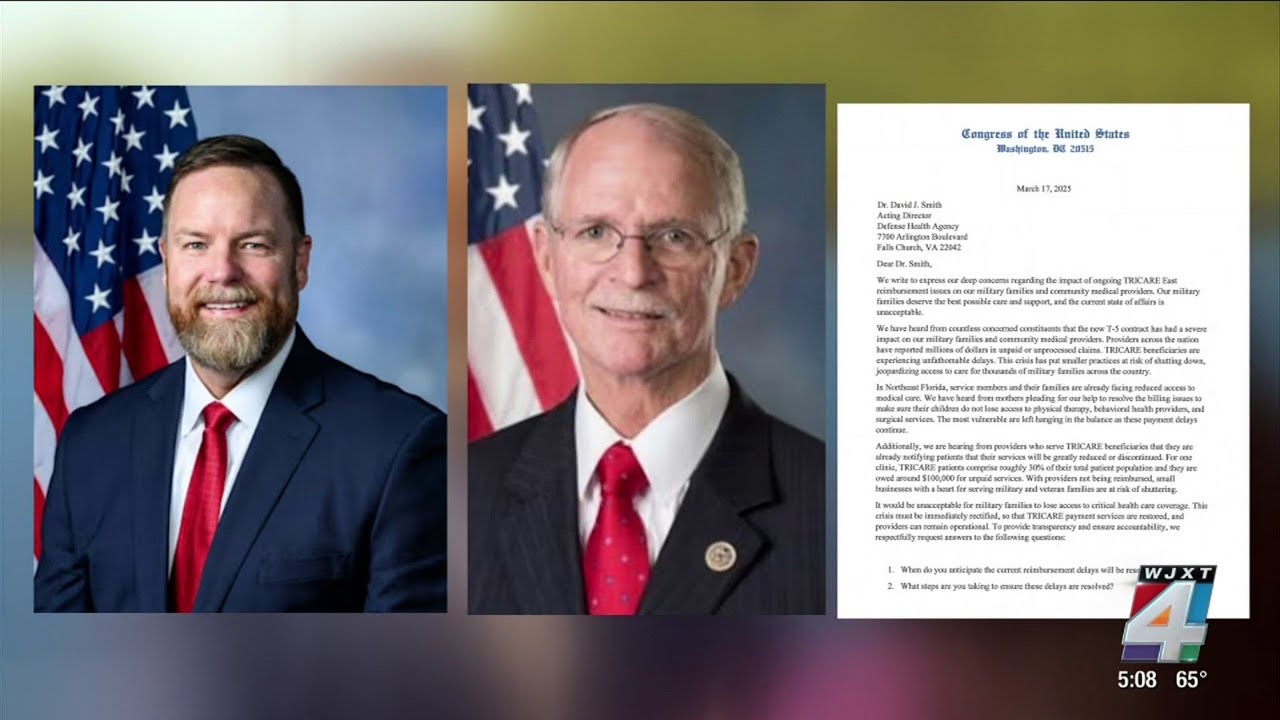Two Florida congressmen call out Defense Health Agency for delayed TRICARE benefits
