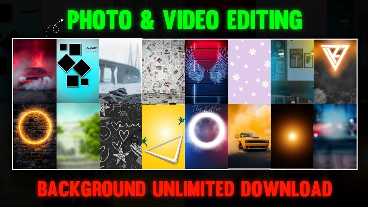 Photo & Video Editing Background Unlimited Download