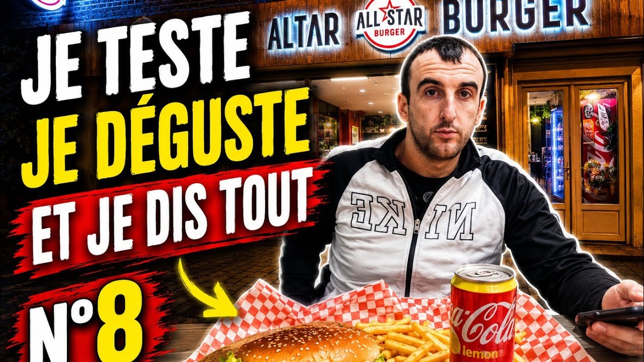  je teste le All star burger à Denain, je déguste et je dis tout n°8 