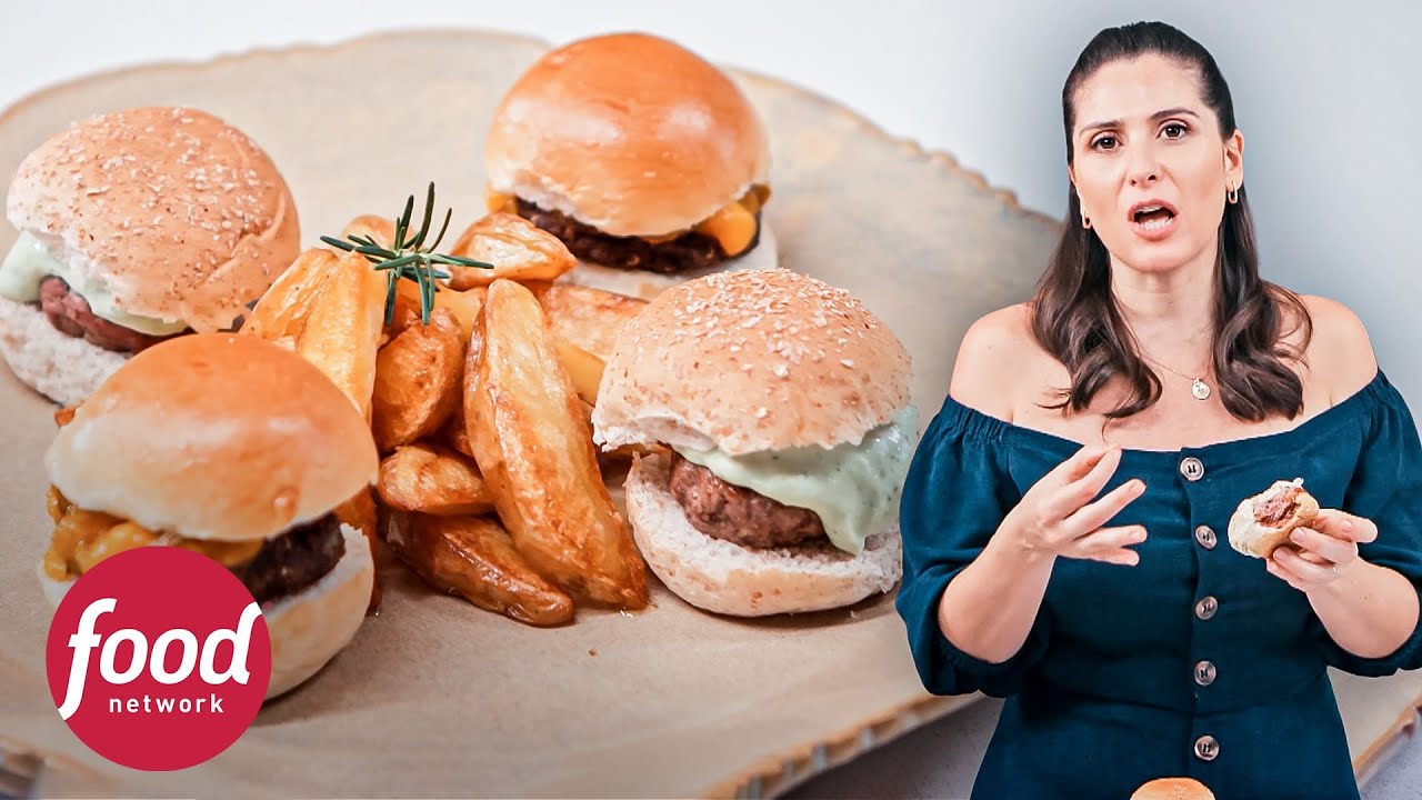 Hambúrguer de carne com batatas rústicas | Tudo na Panela | Food Network Brasil