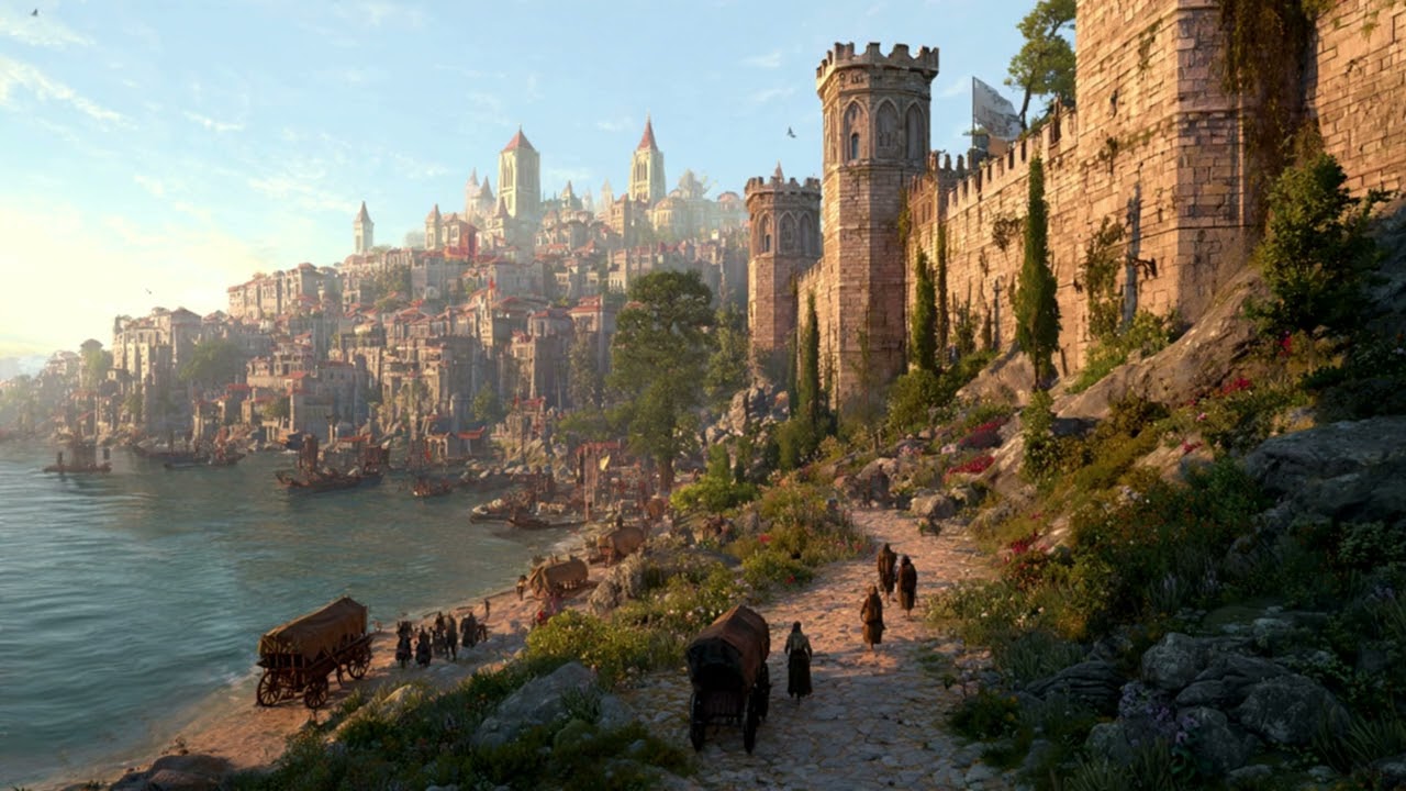 'ROAD TO BALDUR'S GATE' | Medieval Fantasy Ambience & Music for D&D, TTRPG, and RPG Adventures