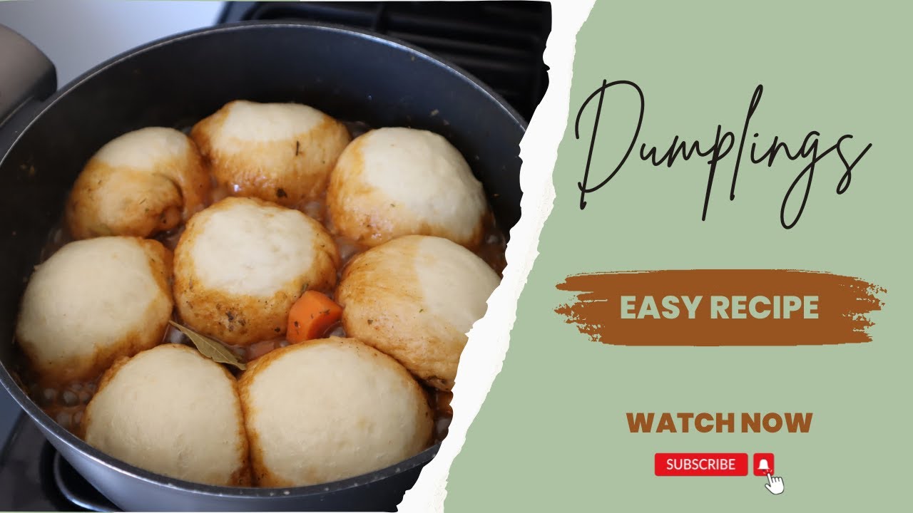 Amadombolo (Dumplings) | Easy Step By Step Beef Stew and South African Dumplings Recipe