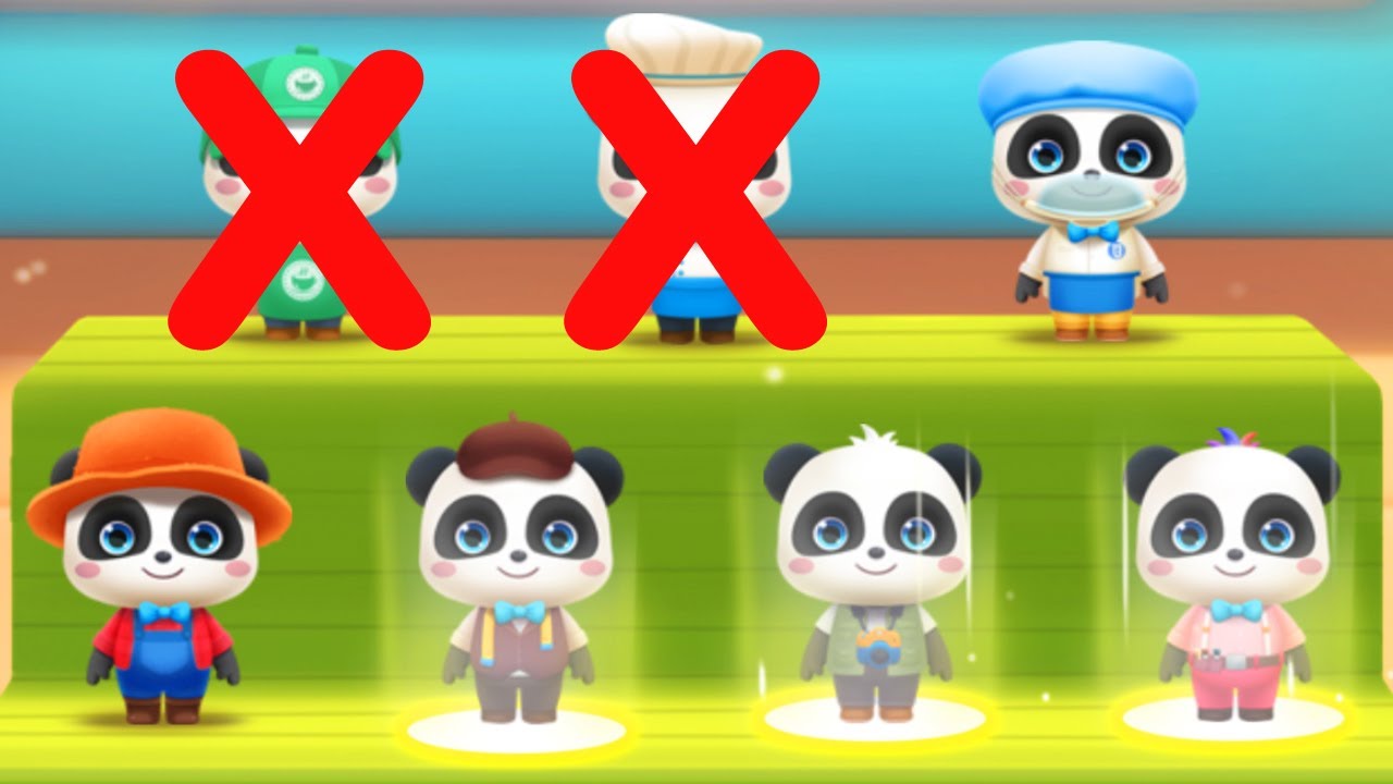 Baby Panda's World: Profession Master - Help Kiki and Try Different Jobs in Town - Babybus Games